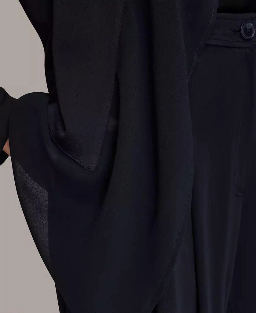 Donna Karan Women
s Ruffle Front Jacket 4