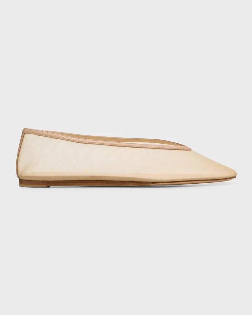 Le Monde beryl Luna Sheer Mesh Ballerina Flats 1