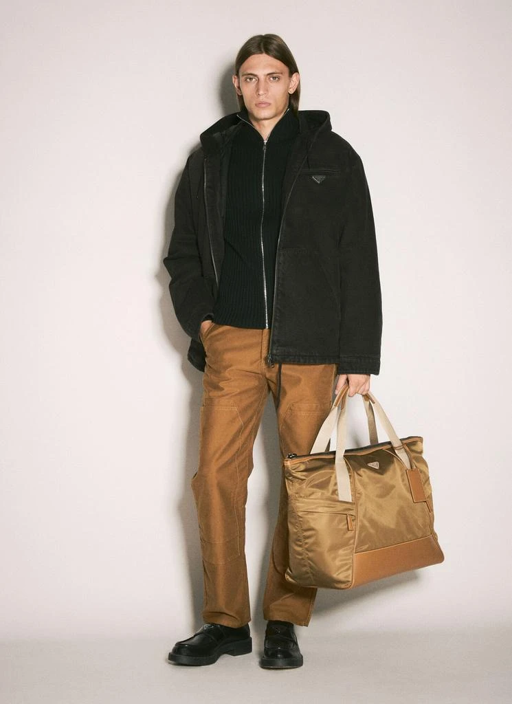 Prada Re-Nylon And Leather Duffle Bag 2