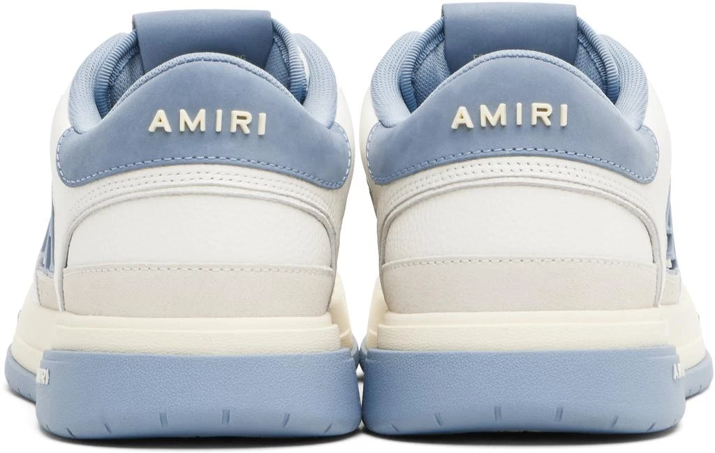 AMIRI White 
Blue Classic Low Sneakers 2