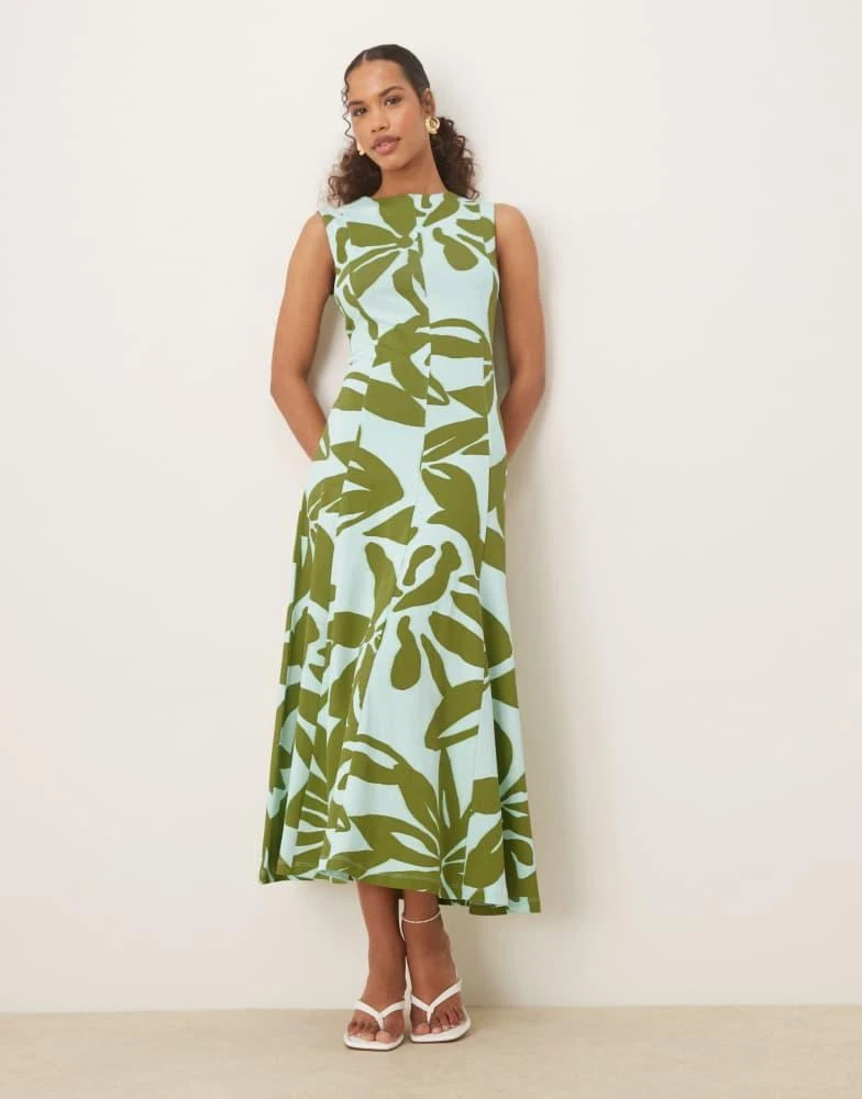 asos cotton midi dress ASOS Design - Shirred Bust Midi Dress - Women - Cotton - 8 US