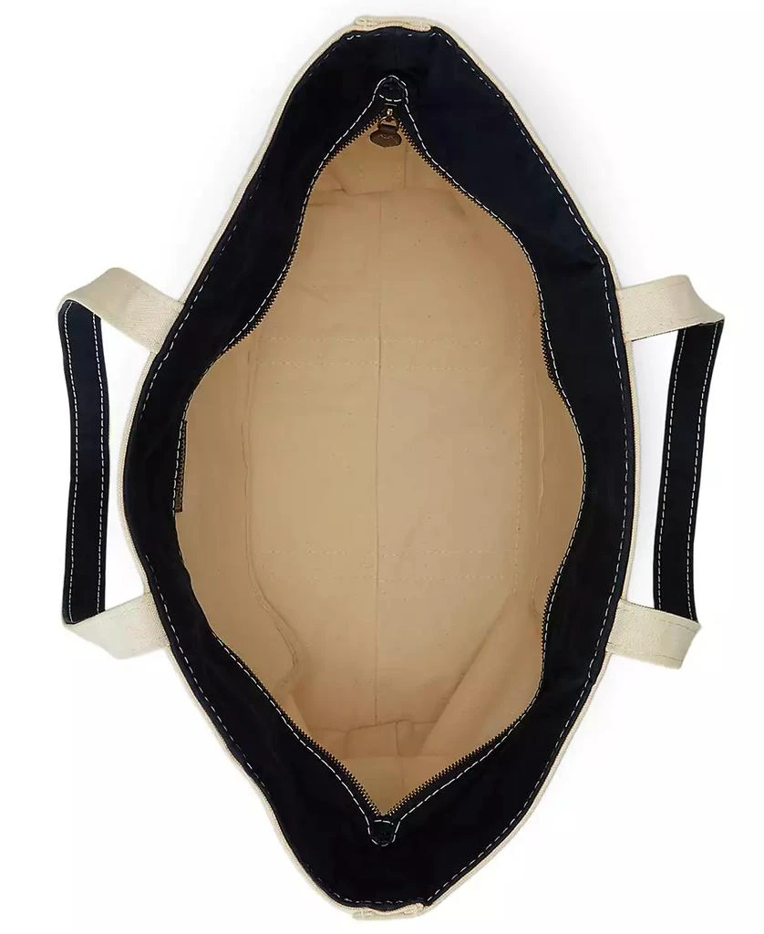 Ralph Lauren Big Pony Canvas Spacious Tote Bag 4