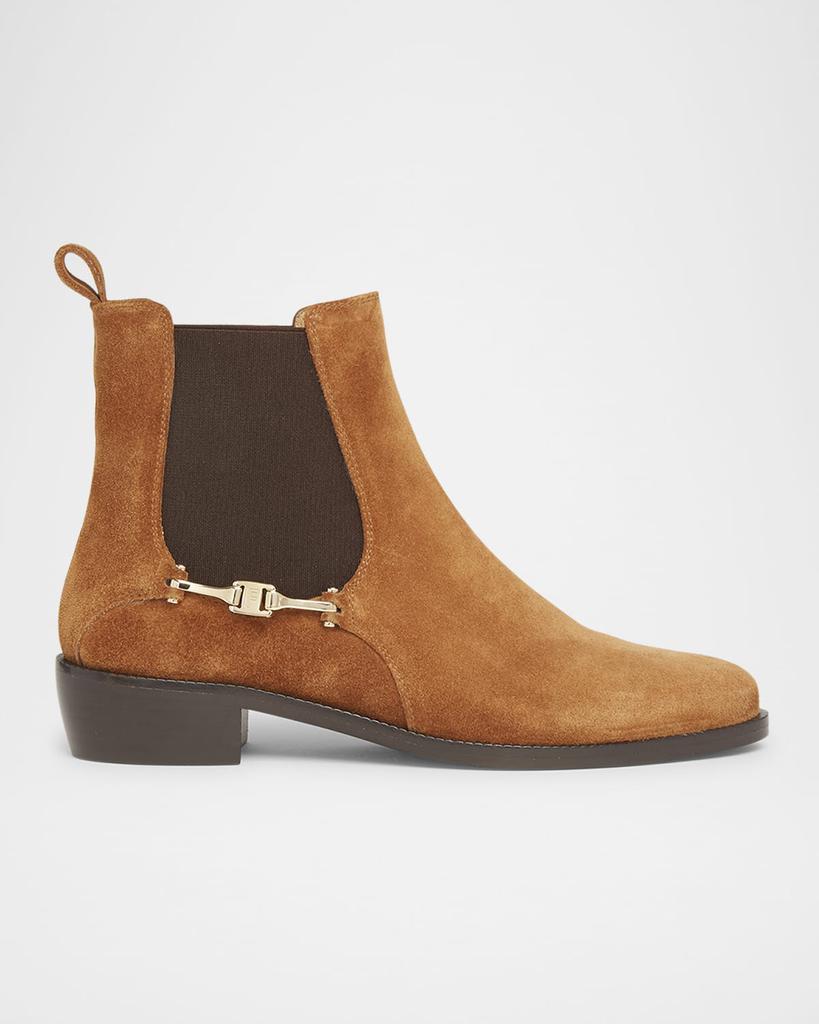 ショートブーツ・ブーティ Salvatore Ferragamo Ivory leather Rook ankle boots Salvatore Ferragamo Ivory leather Rook ankle boots - Boots