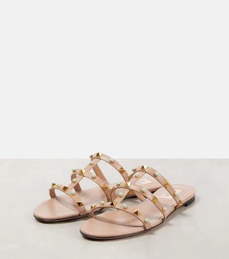 Valentino Rockstud leather sandals 4