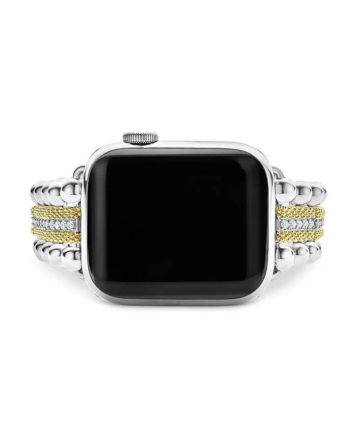 LAGOS Caviar 18K Gold & Diamond Apple Watch® Bracelet - 38mm-45mm 5