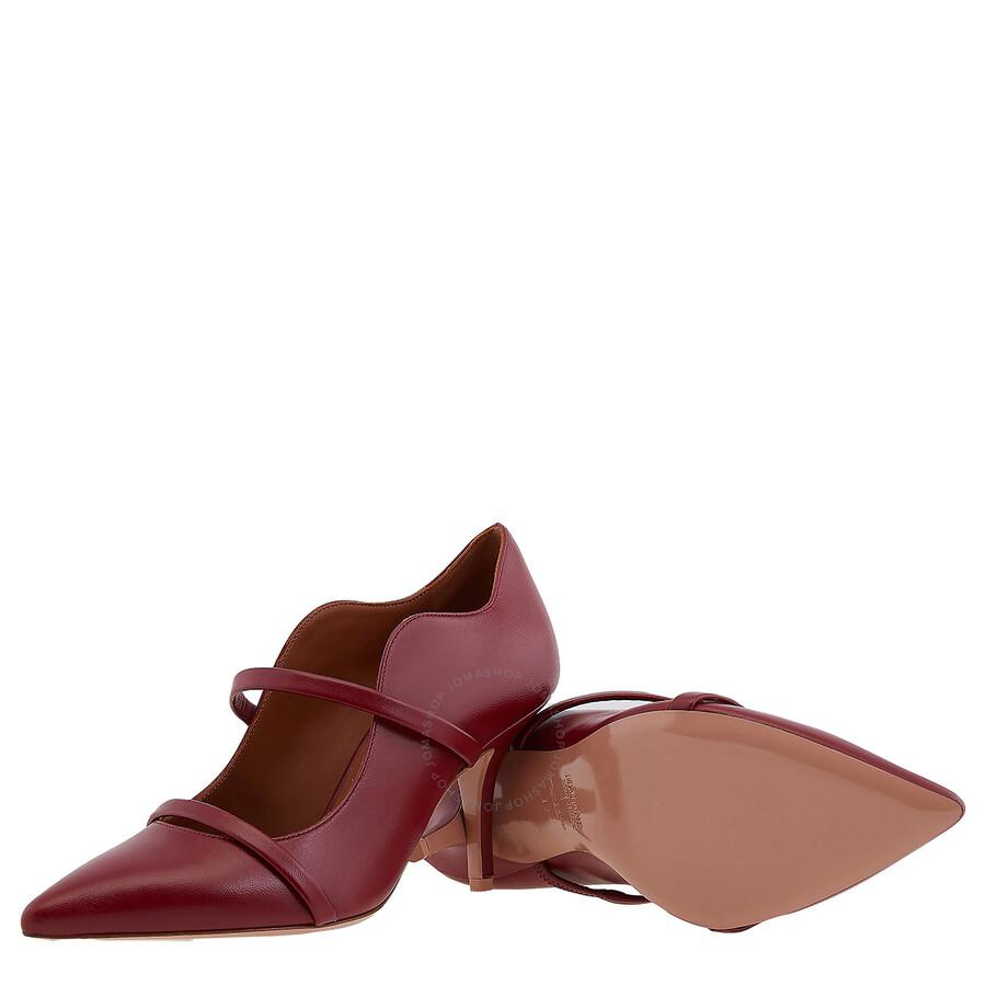 Malone Souliers Maureen 70 Double Straps Leather Pumps
