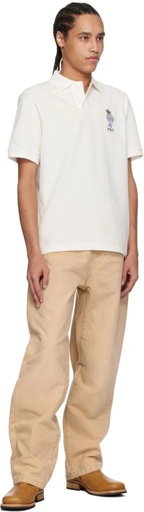 Ralph Lauren White Artisan Short Sleeve Polo 4