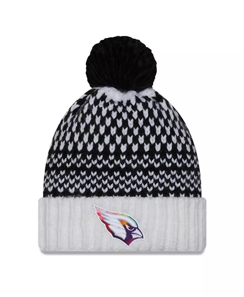 New Era Women's Arizona Cardinals 2023 NFL Crucial Catch Cuffed Pom Knit Hat 1