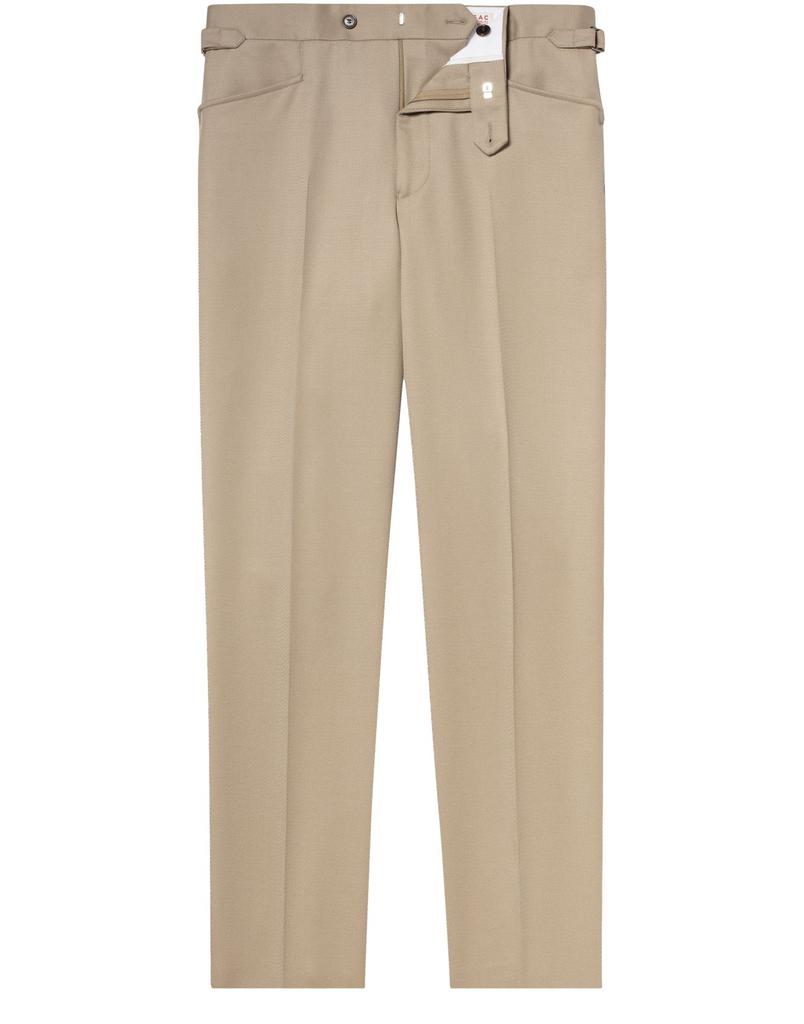 Fursac Virgin wool twill fitted trousers