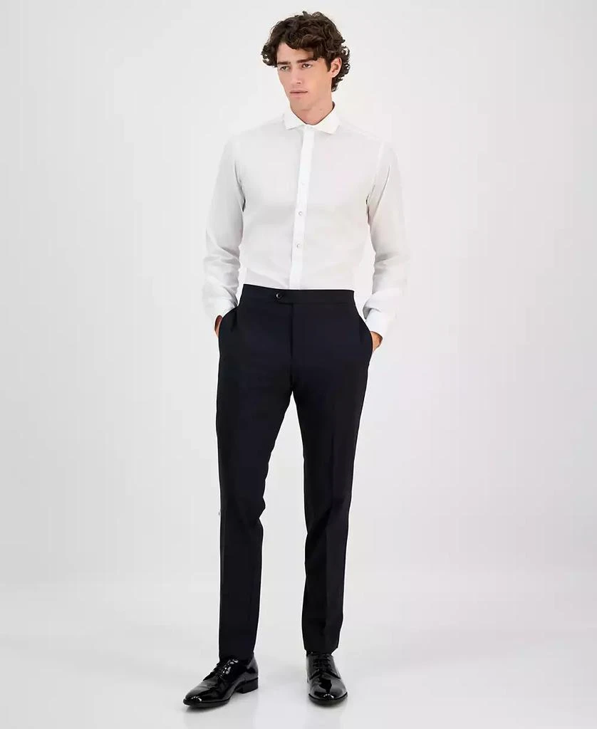 bar iii slim fit dress pants Bar III Men's Slim-Fit Linen Suit Pants MSRP $135 main image 1