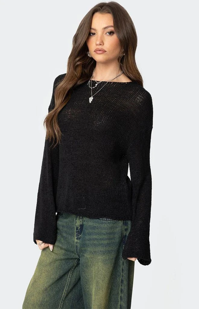 Edikted Drop Shoulder Light Knit Sweater 3