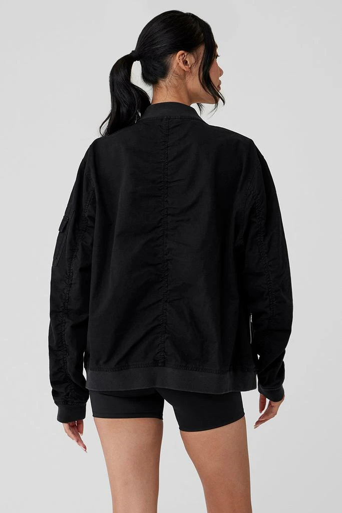 Alo Division Ripstop Bomber Jacket - Black 2