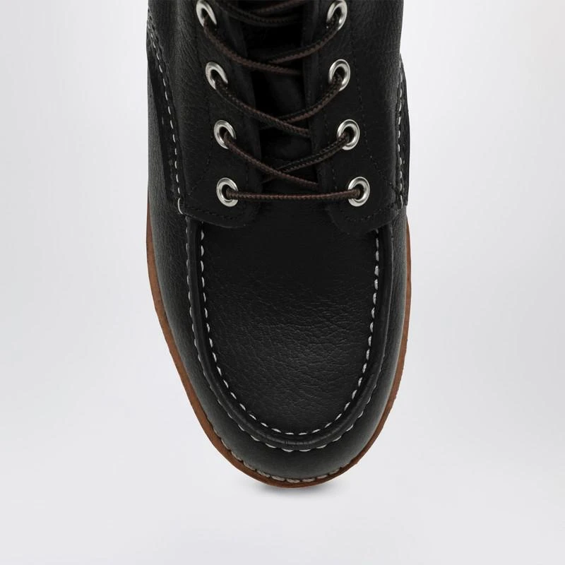 Red Wing Roughneck Derby in Black Leather 3