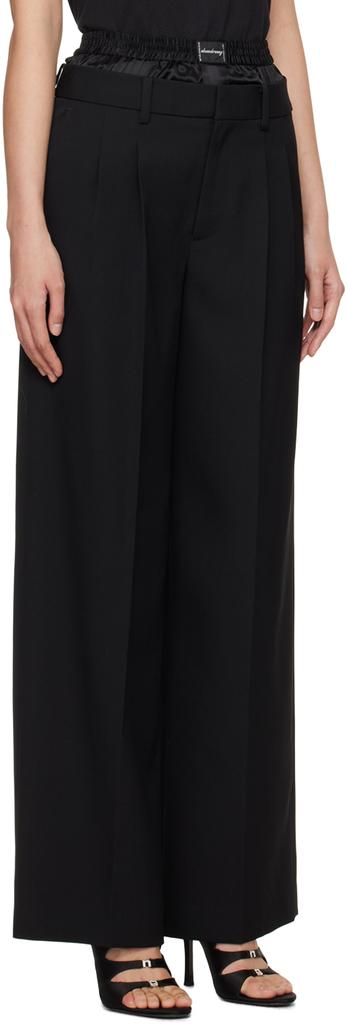 Alexander Wang Black Layered Trousers