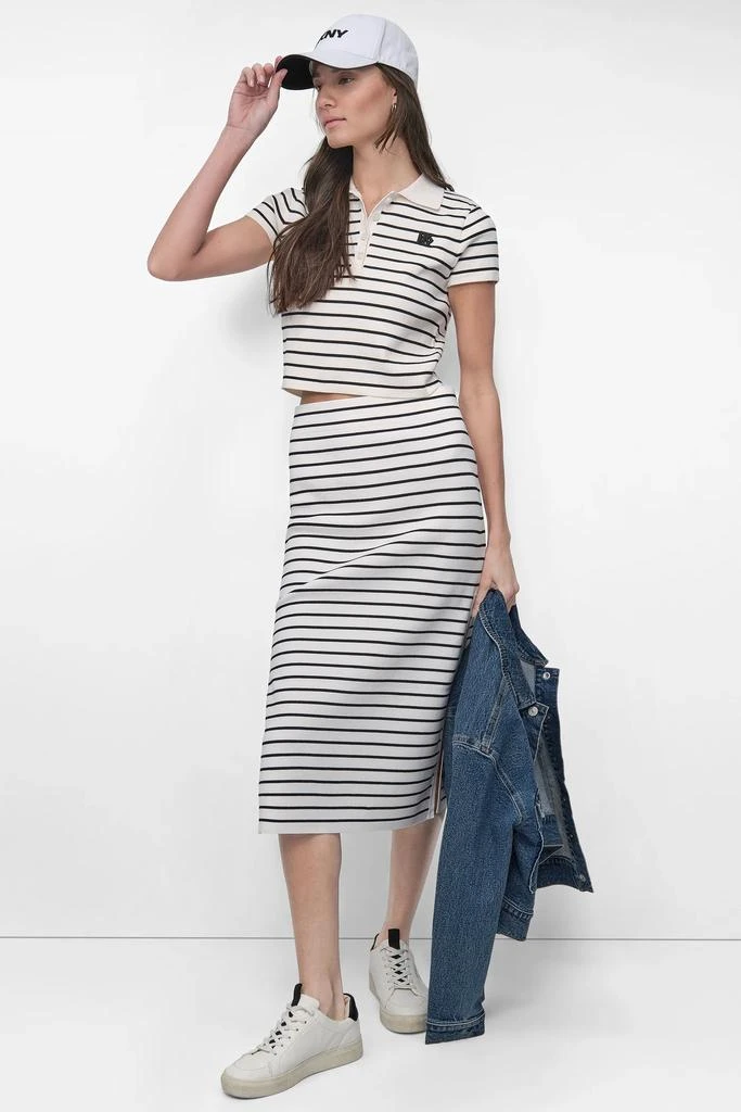 DKNY HIGH-RISE MIDI SWEATER PENCIL SKIRT 8