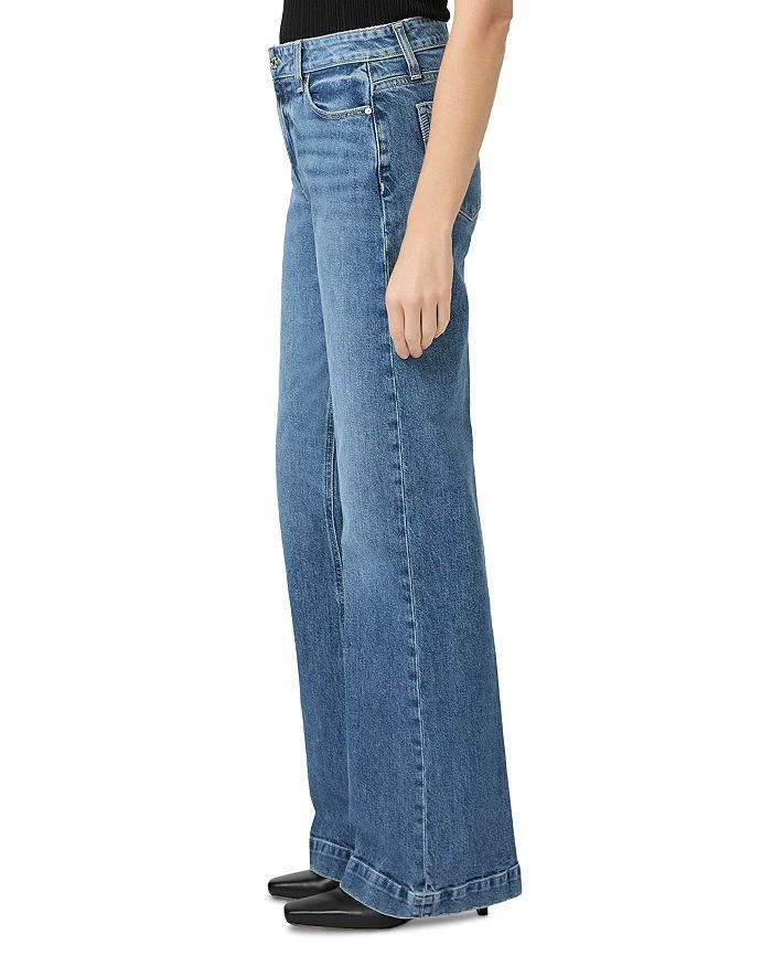 Paige Leenah High Rise Straight Jeans in Wings 4