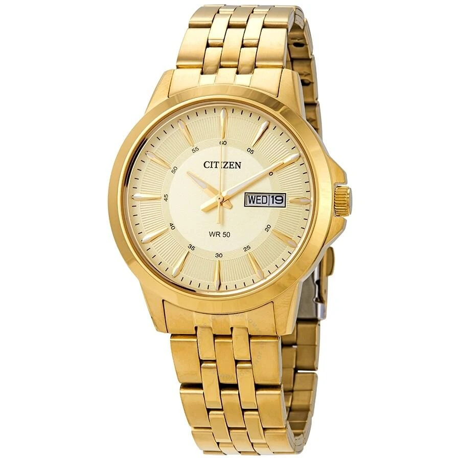 Citizen Quartz Champagne Dial Men's Watch BF2013-56P 1