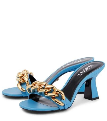 Versace Medusa Chain leather sandals 5