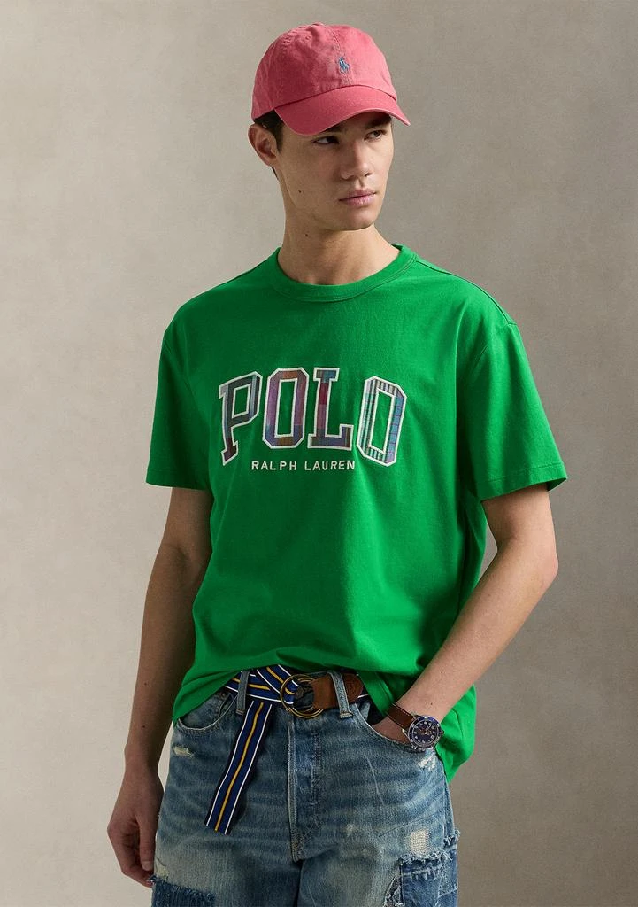 Ralph Lauren Classic Fit Madras Logo Jersey T-Shirt