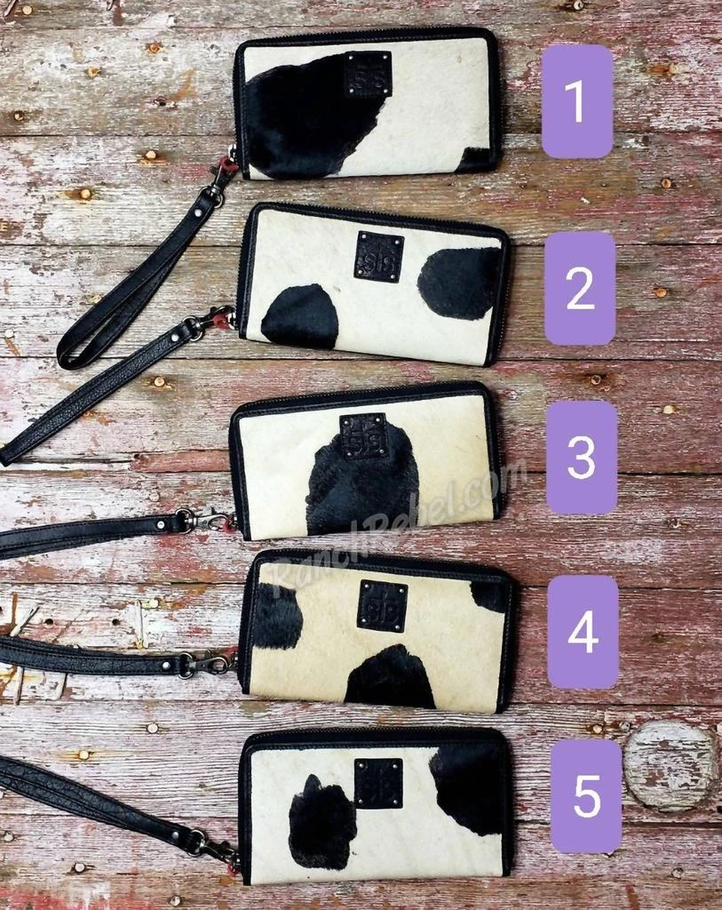 STS Ranchwear Women's Cowhide Wallet In 5 3