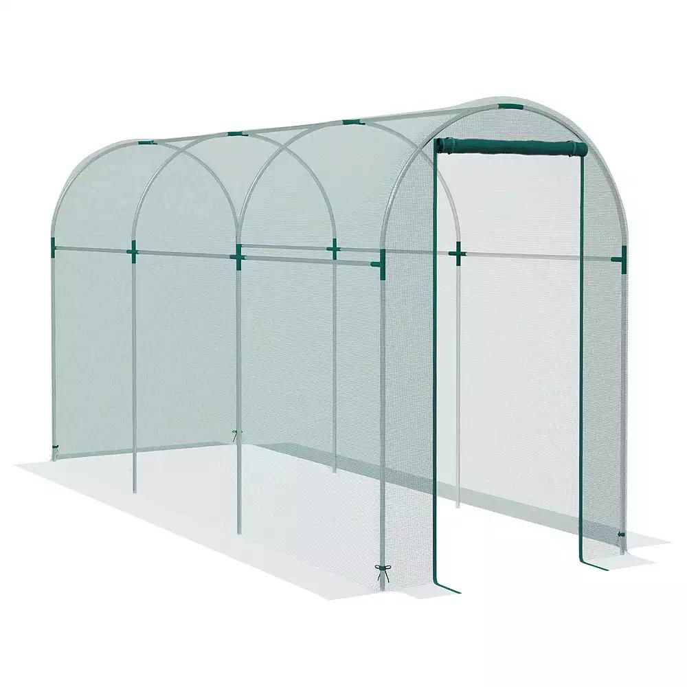 Outsunny 4
x 12
Plant Protection Tent Crop Cage with Door,