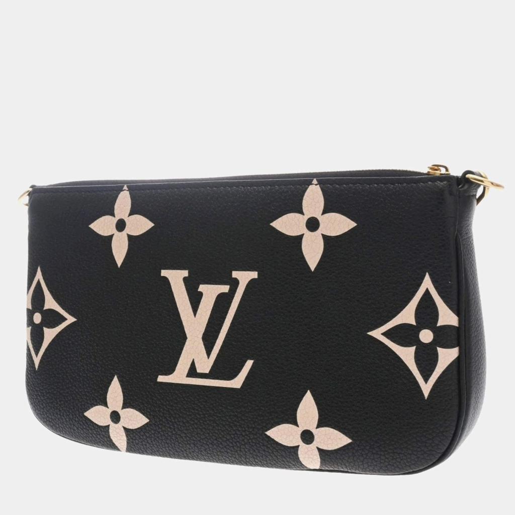 Louis Vuitton Louis Vuitton Black/Beige Monogram Empreinte Multi Pochette Accessoires Shoulder Bag