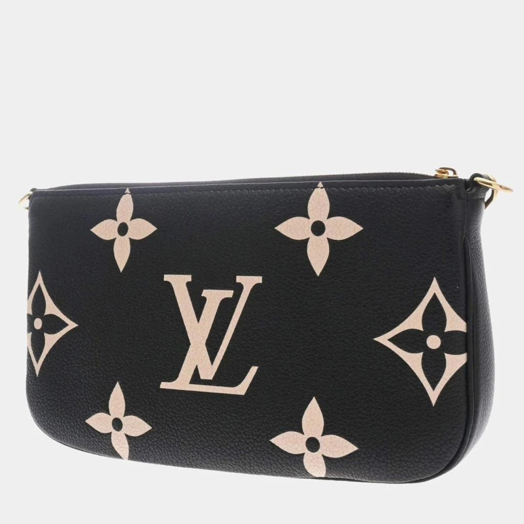 Louis Vuitton Louis Vuitton Black/Beige Monogram Empreinte Multi Pochette Accessoires Shoulder Bag 2