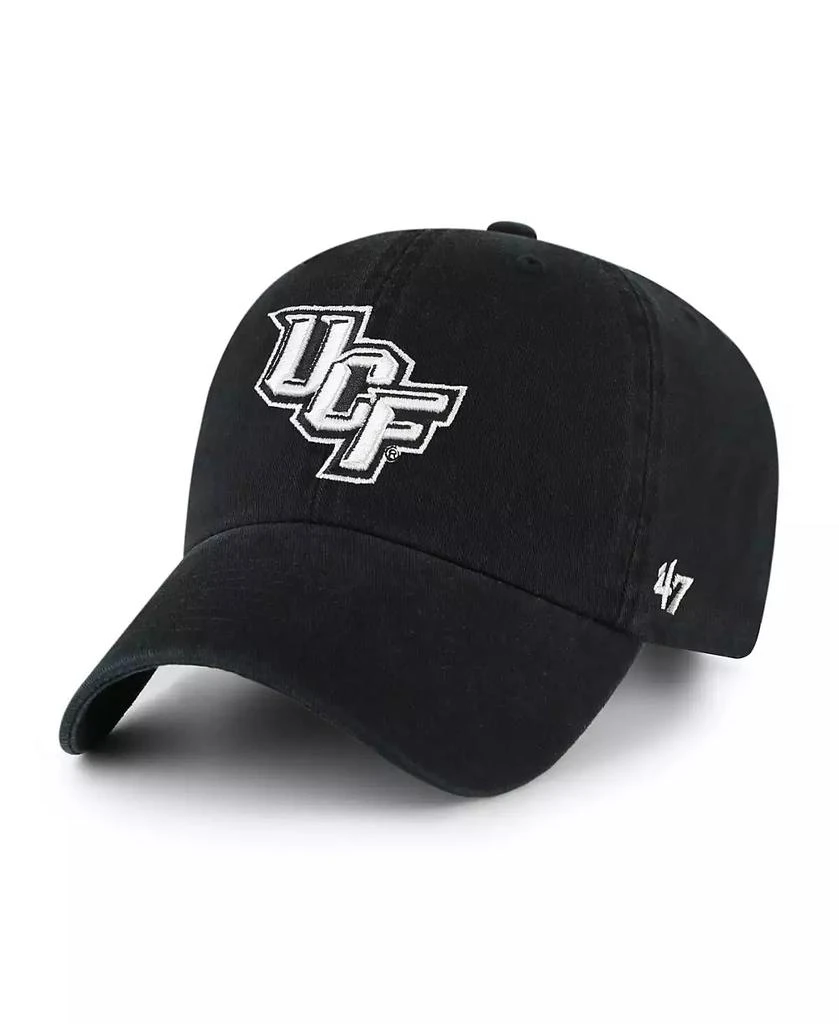 47 Brand Men's Black UCF Knights Clean Up Adjustable Hat 1