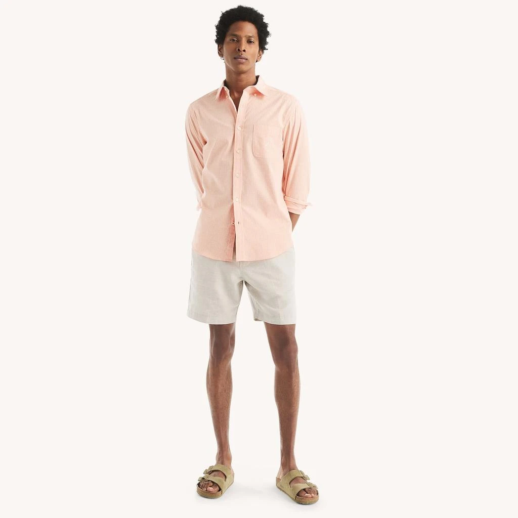 Nautica Mens Striped Oxford Shirt 3