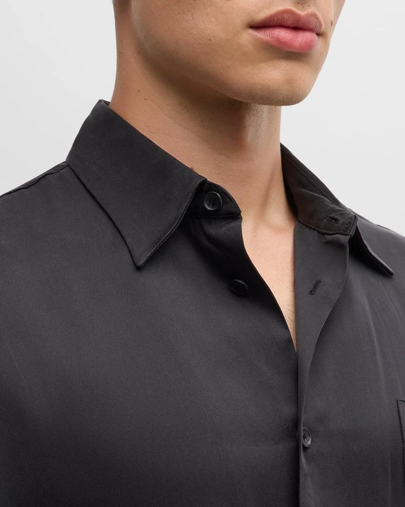 John Elliott Men's Brushed Silk Sport Shirt 7