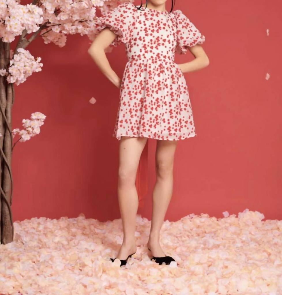 Sister Jane Sister Jane - Dream Sakura Jacquard Mini Dress