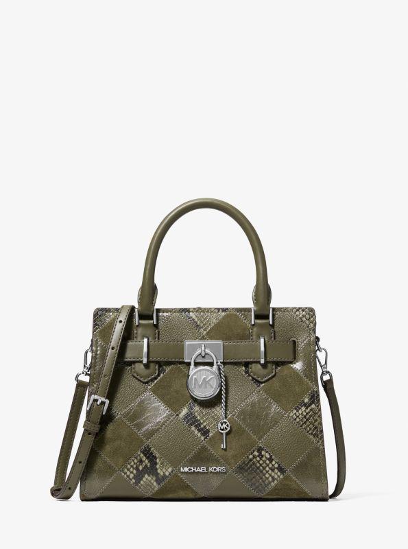 Michael Kors Hamilton Small Patchwork Satchel