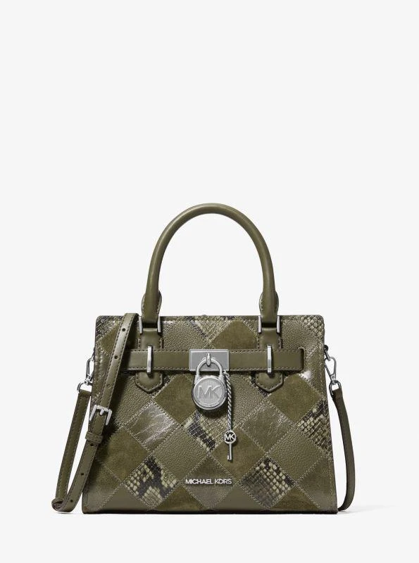 Michael Kors Hamilton Small Patchwork Satchel 1