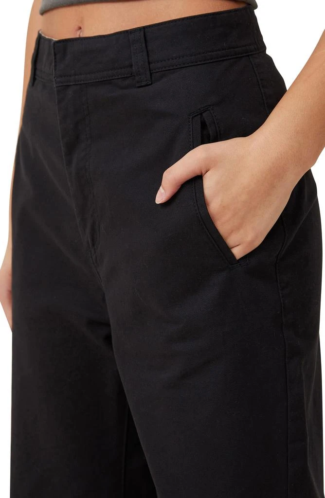 Cotton On Bailey Straight Leg Cotton Twill Pants 3