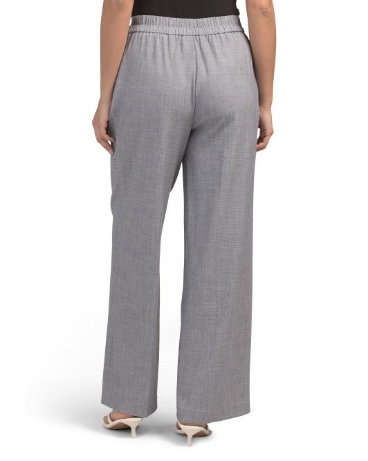 Rachel Zoe Wide Leg Pants With Marble Belt Details