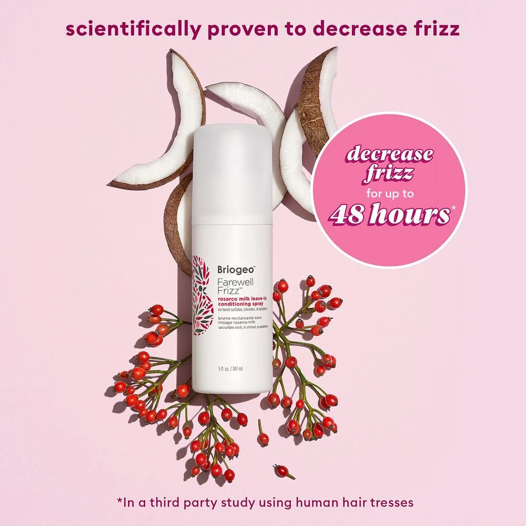 Briogeo Farewell Frizz Rosarco Milk Leave-In Conditioner 5