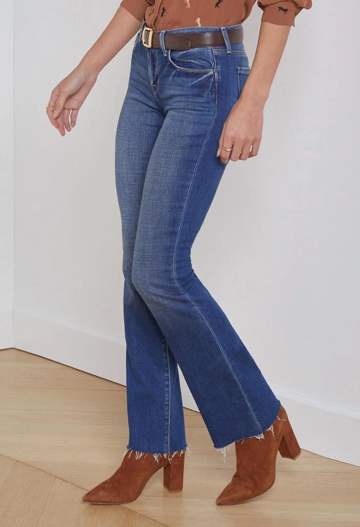 L'Agence L'Agence - Sneeki Low Rise Sneaker Straight Jean 3