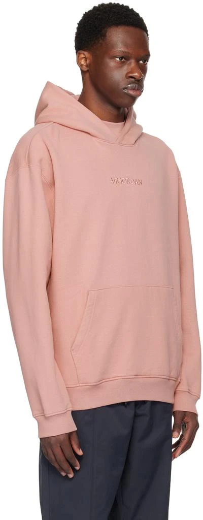 Jordan Pink Wordmark Hoodie 2
