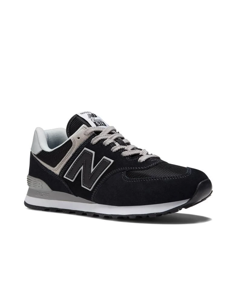 New Balance New Balance 574 trainers in metallic black 3