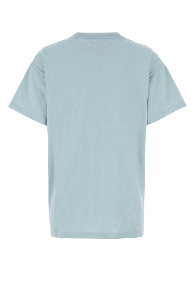 MAISON MARGIELA Light Blue Cotton T-shirt 2
