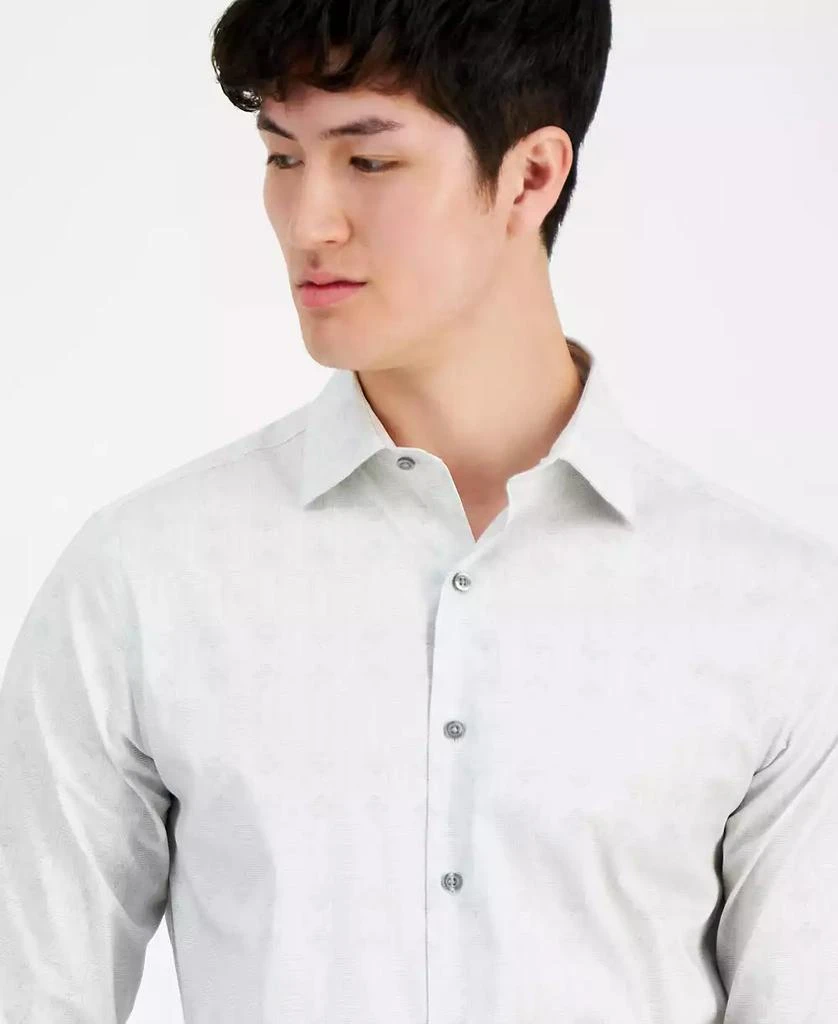 Alfani Men's Slim-Fit Geo-Lines Dress Shirt, Created for Macy's 3
