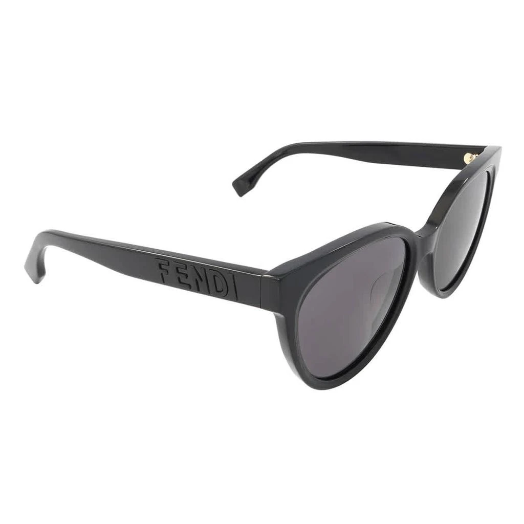 Fendi Grey Cat Eye Ladies Sunglasses FE40008U 01A 56 3