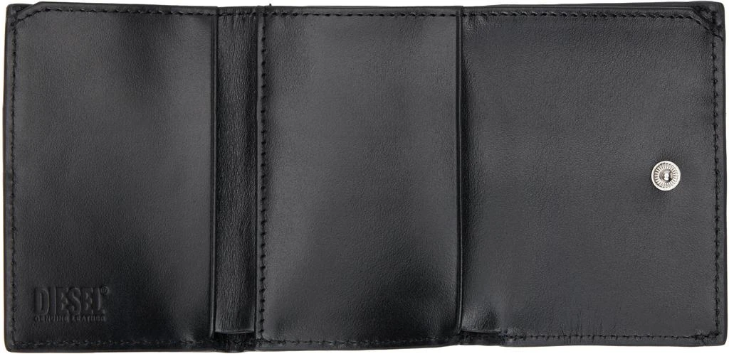 Diesel Black 1dr Tri Fold Coin Xs Ii Wallet 3