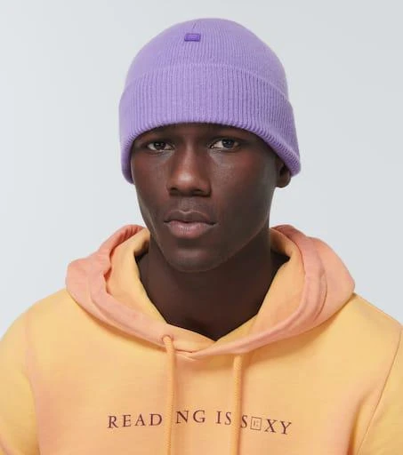 Acne Studios Micro Face wool beanie 2