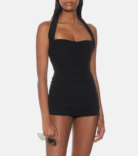 Norma Kamali Bill Mio ruched swimsuit 2