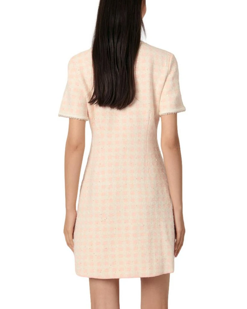Maje Tweed Effect Knit Short Dress 3