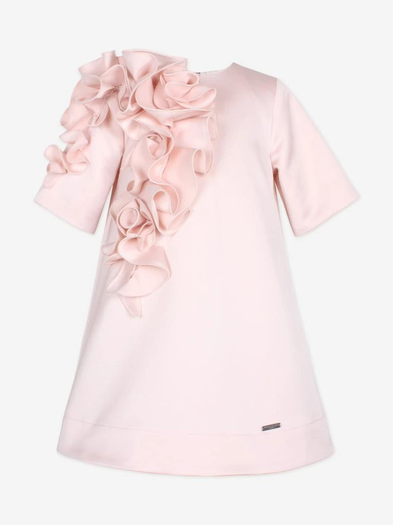 Jessie And James Jessie And James Girls Satin Orchard Dress in Pink