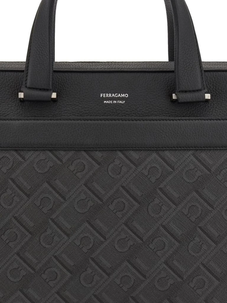 Salvatore Ferragamo LEATHER MESSENGER BAG 4