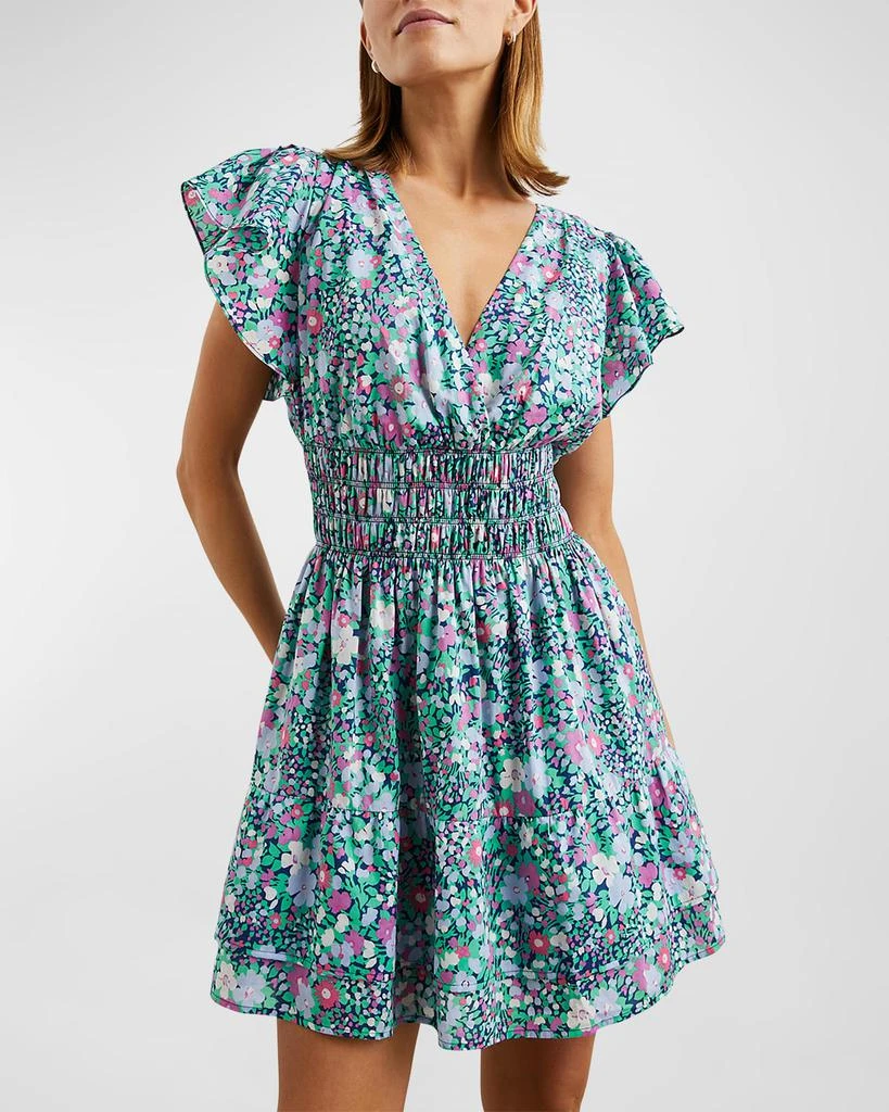 Rails Kimora Floral Flutter-Sleeve Mini Dress 2