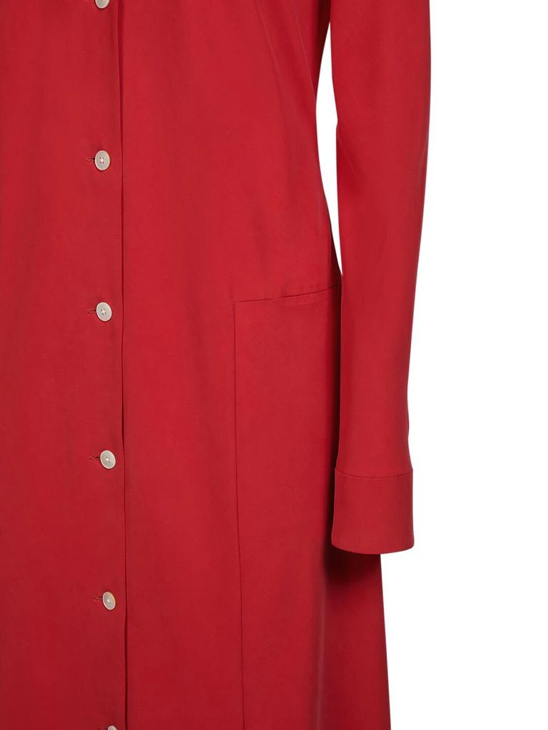 The Row Myra Silk Long Shirt Dress 3